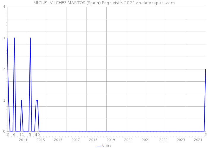 MIGUEL VILCHEZ MARTOS (Spain) Page visits 2024 