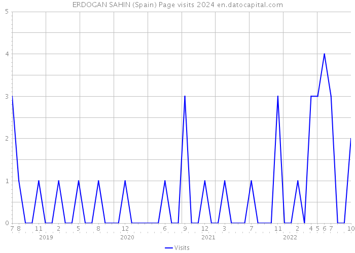 ERDOGAN SAHIN (Spain) Page visits 2024 