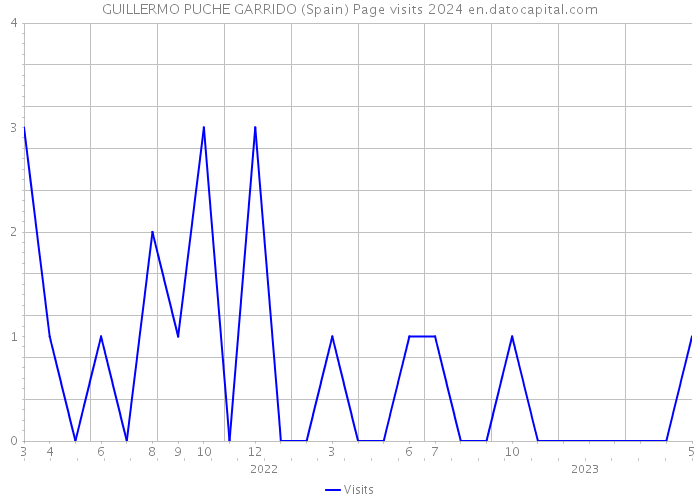 GUILLERMO PUCHE GARRIDO (Spain) Page visits 2024 