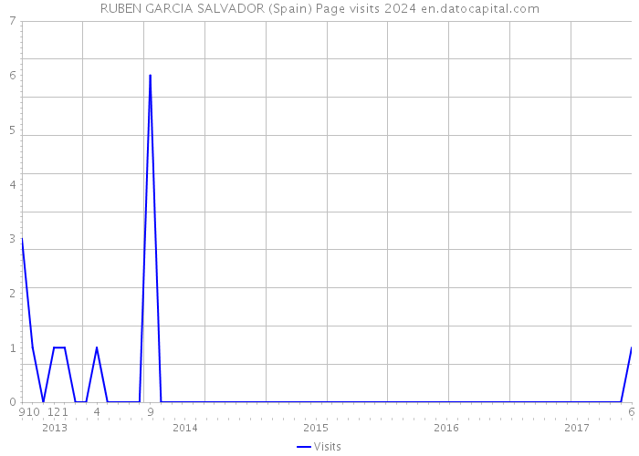 RUBEN GARCIA SALVADOR (Spain) Page visits 2024 