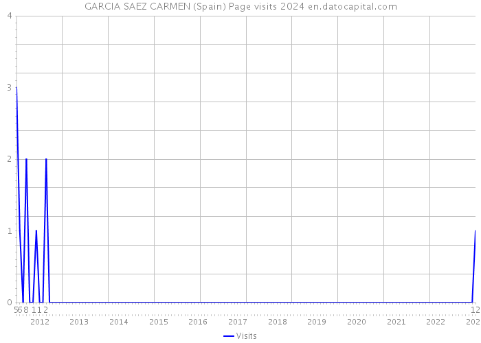 GARCIA SAEZ CARMEN (Spain) Page visits 2024 