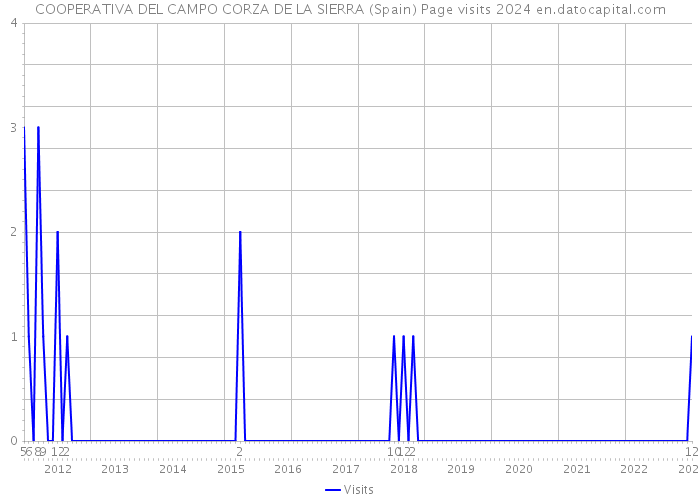 COOPERATIVA DEL CAMPO CORZA DE LA SIERRA (Spain) Page visits 2024 