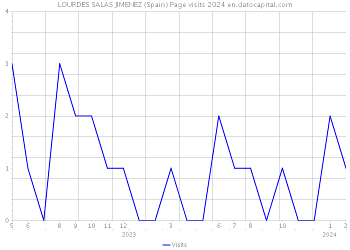 LOURDES SALAS JIMENEZ (Spain) Page visits 2024 