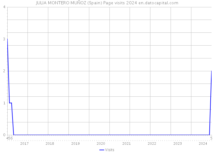 JULIA MONTERO MUÑOZ (Spain) Page visits 2024 