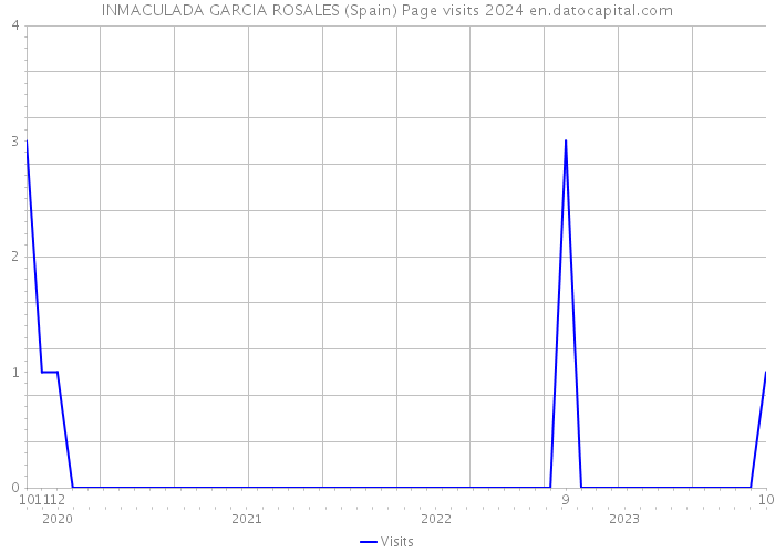 INMACULADA GARCIA ROSALES (Spain) Page visits 2024 