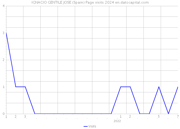 IGNACIO GENTILE JOSE (Spain) Page visits 2024 