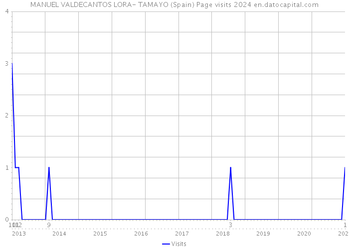 MANUEL VALDECANTOS LORA- TAMAYO (Spain) Page visits 2024 