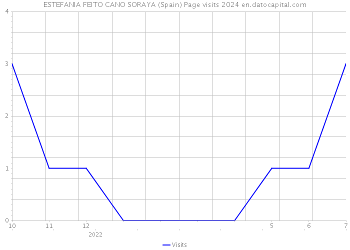 ESTEFANIA FEITO CANO SORAYA (Spain) Page visits 2024 