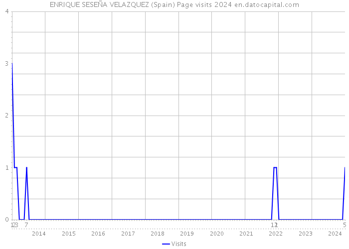 ENRIQUE SESEÑA VELAZQUEZ (Spain) Page visits 2024 
