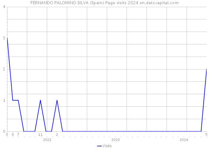 FERNANDO PALOMINO SILVA (Spain) Page visits 2024 