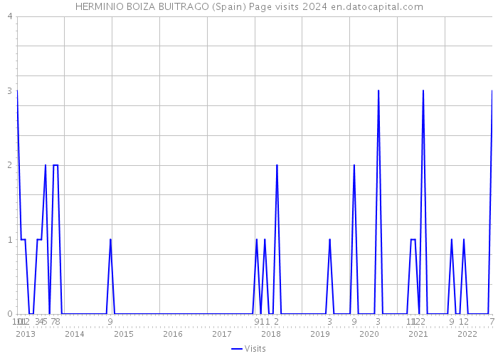 HERMINIO BOIZA BUITRAGO (Spain) Page visits 2024 