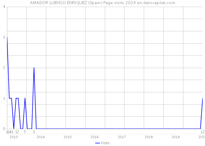 AMADOR LUENGO ENRIQUEZ (Spain) Page visits 2024 