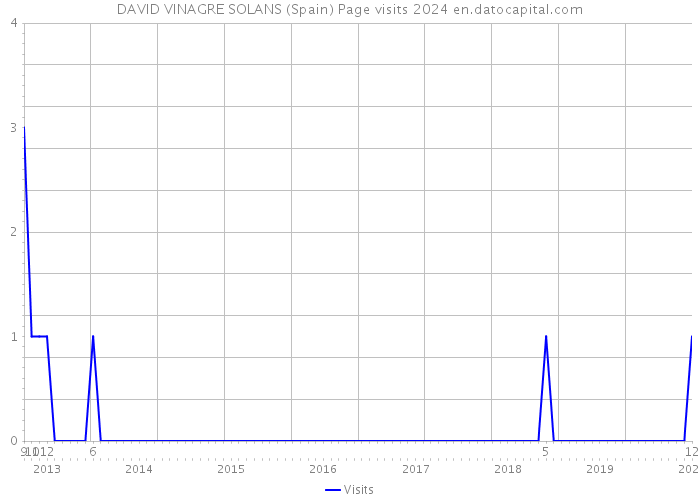 DAVID VINAGRE SOLANS (Spain) Page visits 2024 