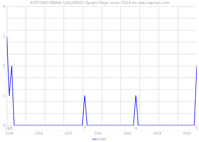 ANTONIO REINA GALLARDO (Spain) Page visits 2024 
