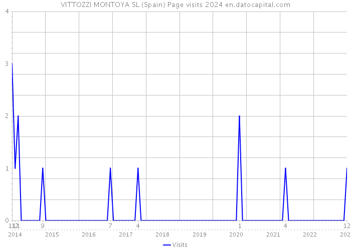 VITTOZZI MONTOYA SL (Spain) Page visits 2024 