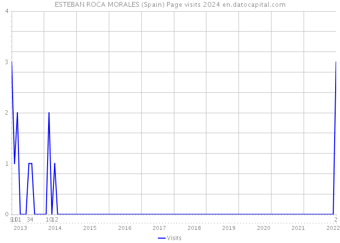 ESTEBAN ROCA MORALES (Spain) Page visits 2024 