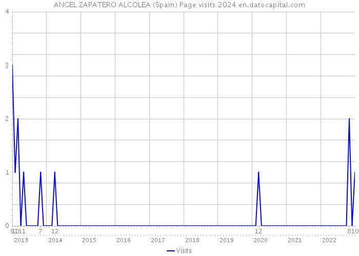 ANGEL ZAPATERO ALCOLEA (Spain) Page visits 2024 