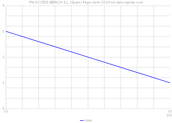 FM ACCESS IBERICA S.L. (Spain) Page visits 2024 