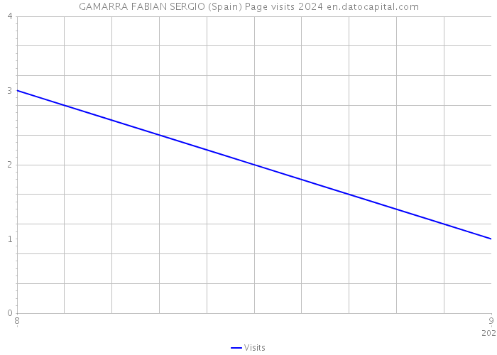 GAMARRA FABIAN SERGIO (Spain) Page visits 2024 