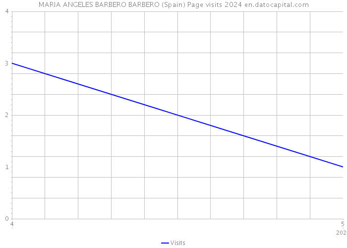 MARIA ANGELES BARBERO BARBERO (Spain) Page visits 2024 