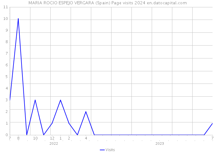 MARIA ROCIO ESPEJO VERGARA (Spain) Page visits 2024 