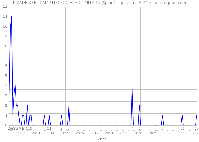 PICADERO EL CAMPILLO SOCIEDAD LIMITADA (Spain) Page visits 2024 