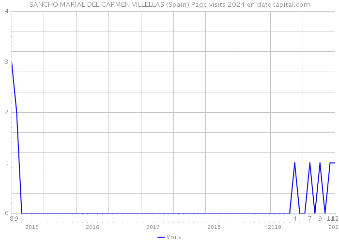 SANCHO MARIAL DEL CARMEN VILLELLAS (Spain) Page visits 2024 