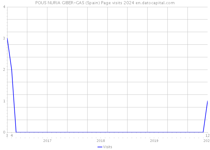 POUS NURIA GIBER-GAS (Spain) Page visits 2024 