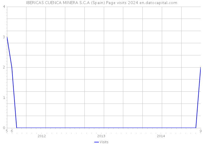 IBERICAS CUENCA MINERA S.C.A (Spain) Page visits 2024 