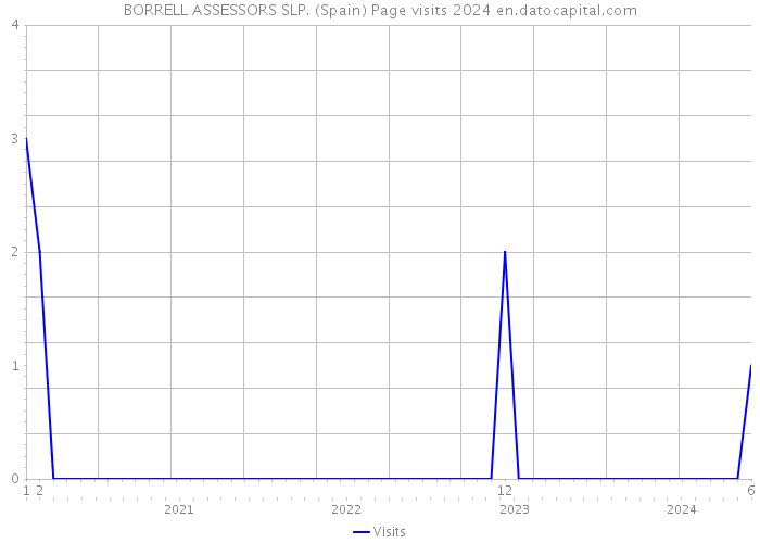 BORRELL ASSESSORS SLP. (Spain) Page visits 2024 