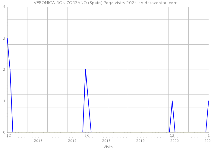 VERONICA RON ZORZANO (Spain) Page visits 2024 