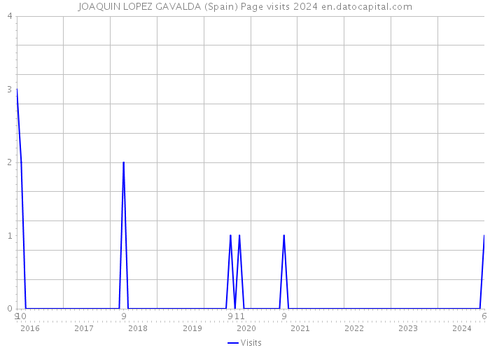 JOAQUIN LOPEZ GAVALDA (Spain) Page visits 2024 