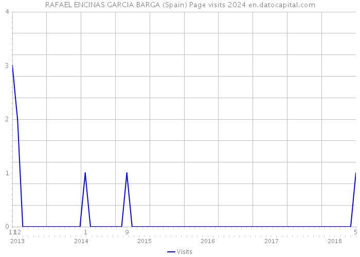 RAFAEL ENCINAS GARCIA BARGA (Spain) Page visits 2024 