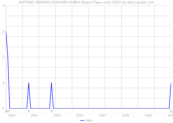 ANTONIO SERAFIN GONGORA RUBIO (Spain) Page visits 2024 