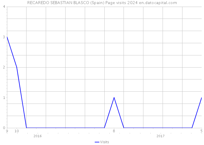 RECAREDO SEBASTIAN BLASCO (Spain) Page visits 2024 