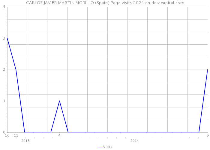 CARLOS JAVIER MARTIN MORILLO (Spain) Page visits 2024 