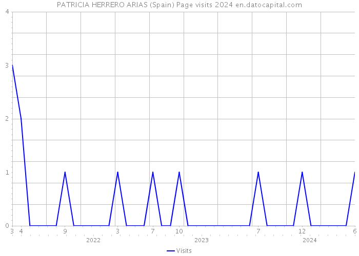 PATRICIA HERRERO ARIAS (Spain) Page visits 2024 