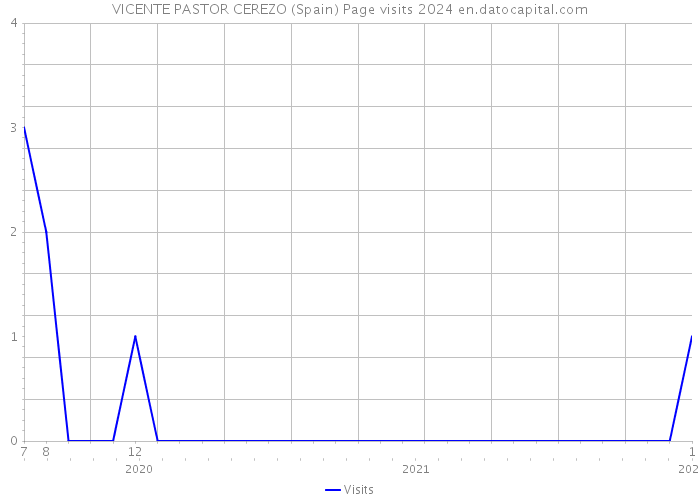 VICENTE PASTOR CEREZO (Spain) Page visits 2024 