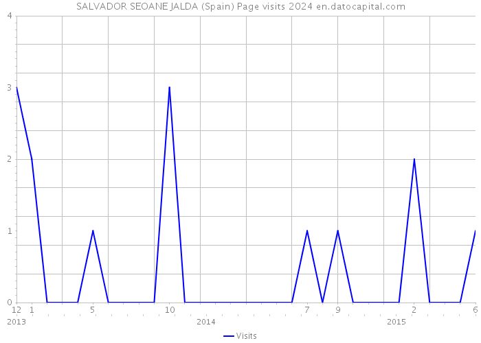 SALVADOR SEOANE JALDA (Spain) Page visits 2024 