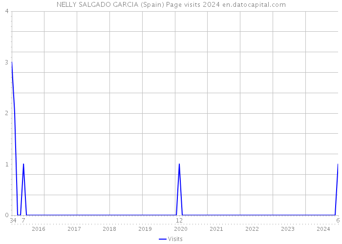 NELLY SALGADO GARCIA (Spain) Page visits 2024 