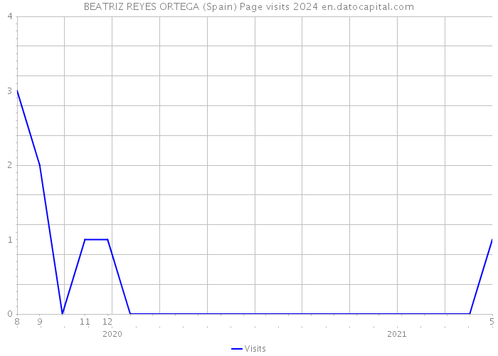 BEATRIZ REYES ORTEGA (Spain) Page visits 2024 