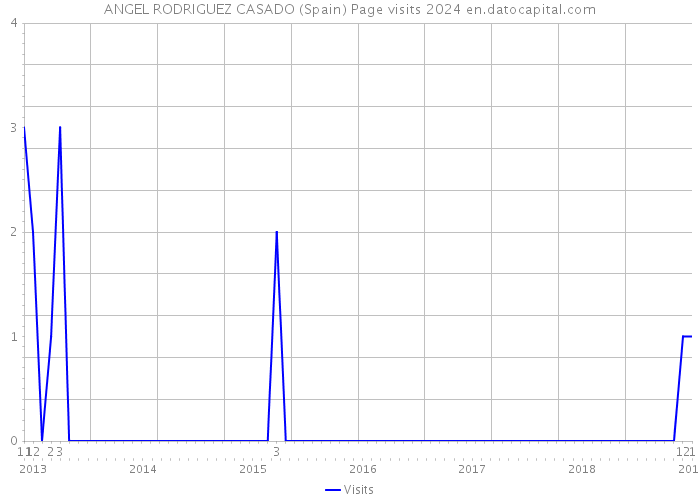 ANGEL RODRIGUEZ CASADO (Spain) Page visits 2024 