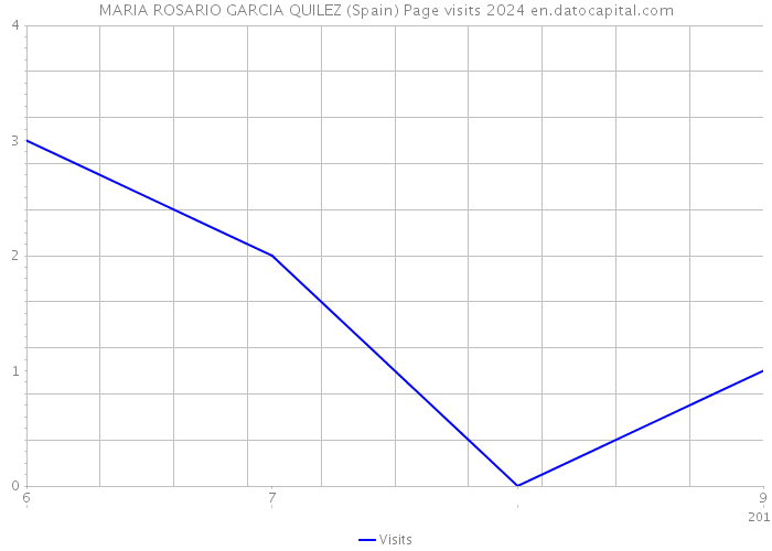 MARIA ROSARIO GARCIA QUILEZ (Spain) Page visits 2024 