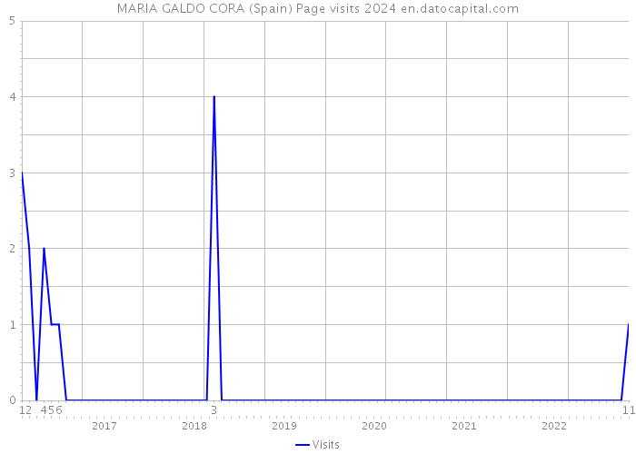 MARIA GALDO CORA (Spain) Page visits 2024 