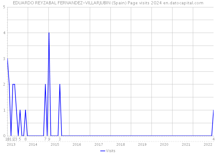 EDUARDO REYZABAL FERNANDEZ-VILLARJUBIN (Spain) Page visits 2024 