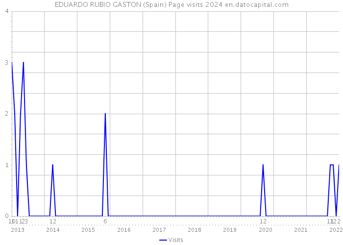 EDUARDO RUBIO GASTON (Spain) Page visits 2024 