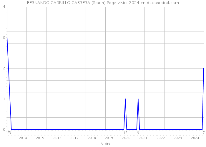 FERNANDO CARRILLO CABRERA (Spain) Page visits 2024 