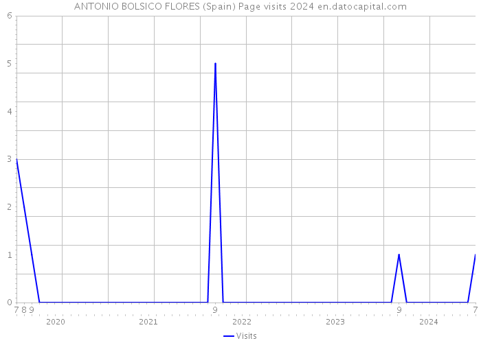 ANTONIO BOLSICO FLORES (Spain) Page visits 2024 