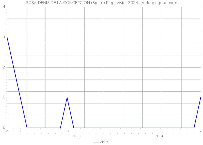 ROSA DENIZ DE LA CONCEPCION (Spain) Page visits 2024 