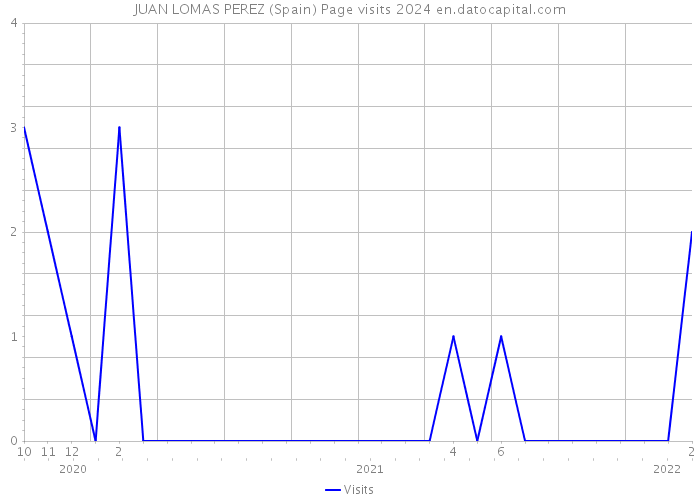 JUAN LOMAS PEREZ (Spain) Page visits 2024 